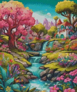 Cute Fairy Landscape Diamond Painting