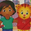 Daniel Tigers Neighborhood Diamond Painting