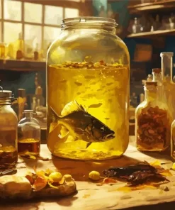 Dead Fish Tank Diamond Painting