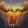 DND Stag Diamond Painting