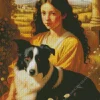 Dog And Girl Diamond Painting