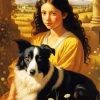 Dog And Girl Diamond Painting