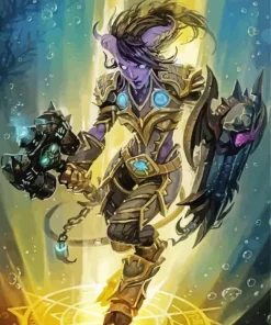 Draenei Tiefling Art Diamond Painting