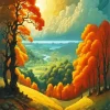 Dreamy Landscape Art Diamond Painting