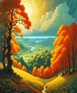 Dreamy Landscape Art Diamond Painting