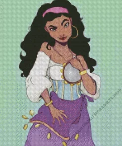 Esmeralda Hunchback Of Notre Dame Diamond Painting