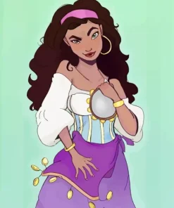 Esmeralda Hunchback Of Notre Dame Diamond Painting