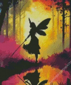 Fairy Silhouette Art Diamond Painting