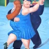 Fat Couple Dancing Diamond Painting