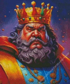 Fat Mad King Diamond Painting