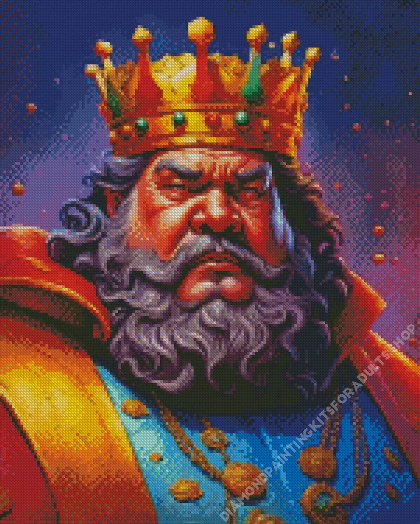 fat mad king Diamond By Numbers Fat Mad King Diamond Painting