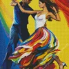 Flamenco Couple Art Diamond Painting
