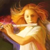 Flute Girl Diamond Painting