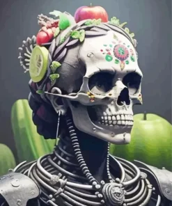 Frida Hahlo Skull Diamond Painting