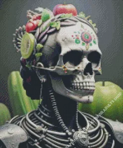 Frida Hahlo Skull Diamond Painting