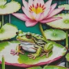 Frog And Lily Pad Diamond Painting