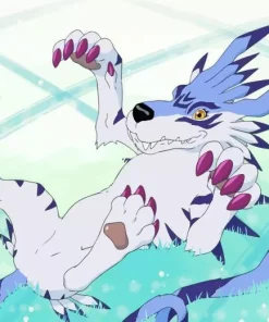 Garurumon Digimon Adventure Diamond Painting