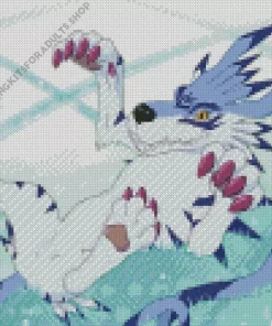 Garurumon Digimon Adventure Diamond Painting