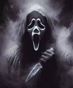 Ghostface Art Diamond Painting
