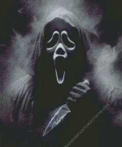 Ghostface Art Diamond Painting