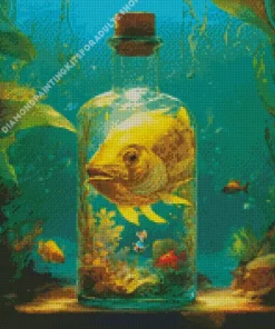 Golden Fish Diamond Painting