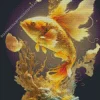 Golden Koi Diamond Painting