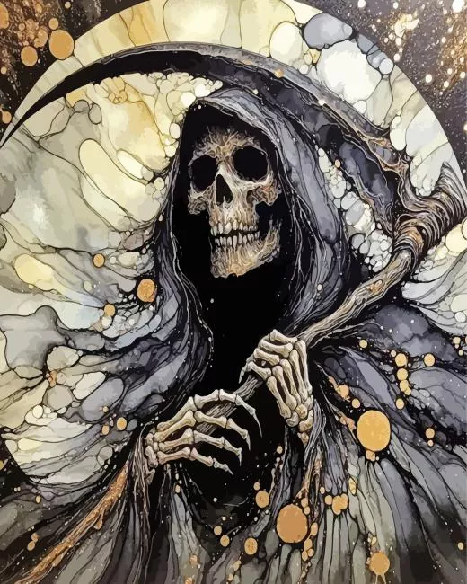 grim reaper Diamond By Numbers Grim Reaper Diamond Painting