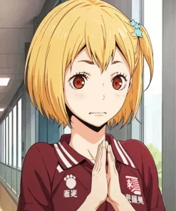Haikyuu Hitoka Yachi Diamond Painting