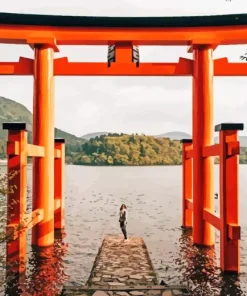 Hakone Shinto Shrine Diamond Painting