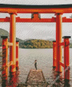 Hakone Shinto Shrine Diamond Painting