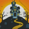 Halloween House Diamond Painting