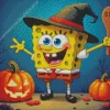 Halloween Spongebob Diamond Painting
