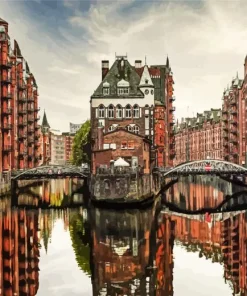 Hamburg River Diamond Painting