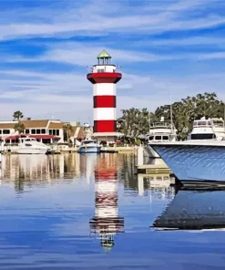 Harbour Town Lighthouse Diamond Painting
