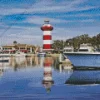 Harbour Town Lighthouse Diamond Painting