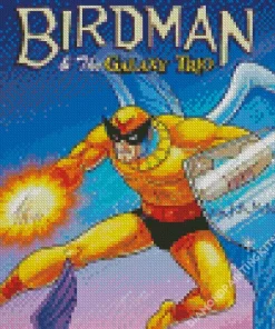 Harvey Birdman Diamond Painting