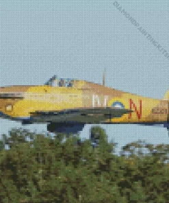 Hawker Hurricane Diamond Painting