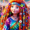 Hippie Merida Disney Diamond Painting