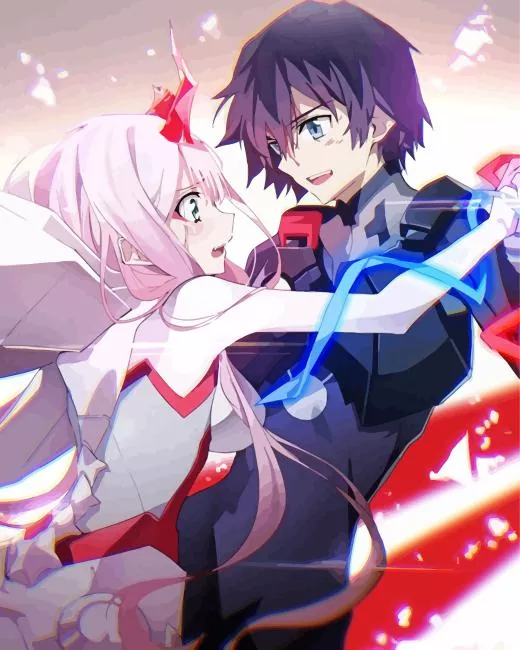 hiro and zero two Diamond Dotz Hiro And Zero Two Diamond Painting