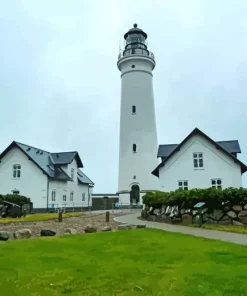 Hirtshals Fyr Lighthouse Diamond Painting