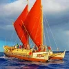 Hokulea Boat Diamond Painting