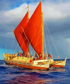 Hokulea Boat Diamond Painting