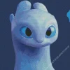 How To Train Your Dragon Light Fury Diamond Painting