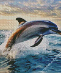 Jumping Dolphin Diamond Painting