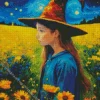 Lonely Little Witch Diamond Painting