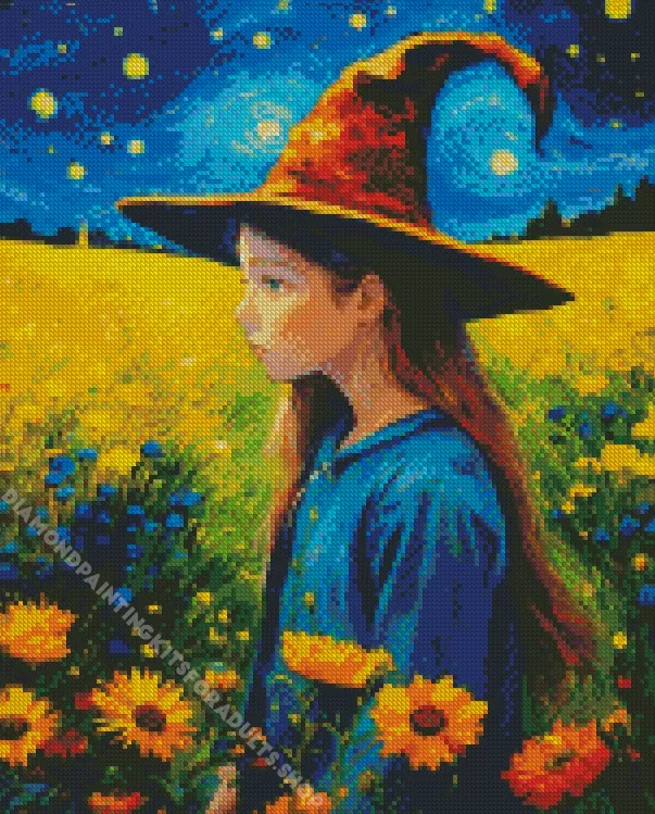 lonely little witch Diamond Dotz Lonely Little Witch Diamond Painting