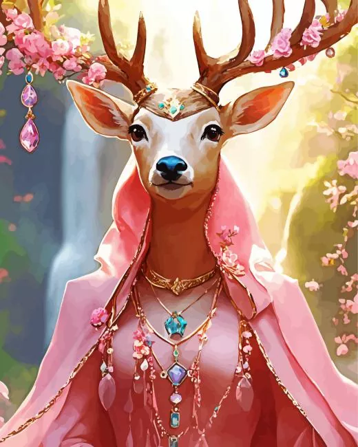 magical guardian deer Diamond Paintings Magical Guardian Deer Diamond Painting