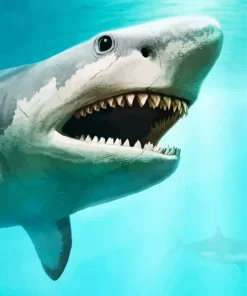 Megalodon Shark Diamond Painting