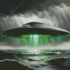Monochrome Ufo Diamond Painting