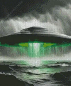 Monochrome Ufo Diamond Painting